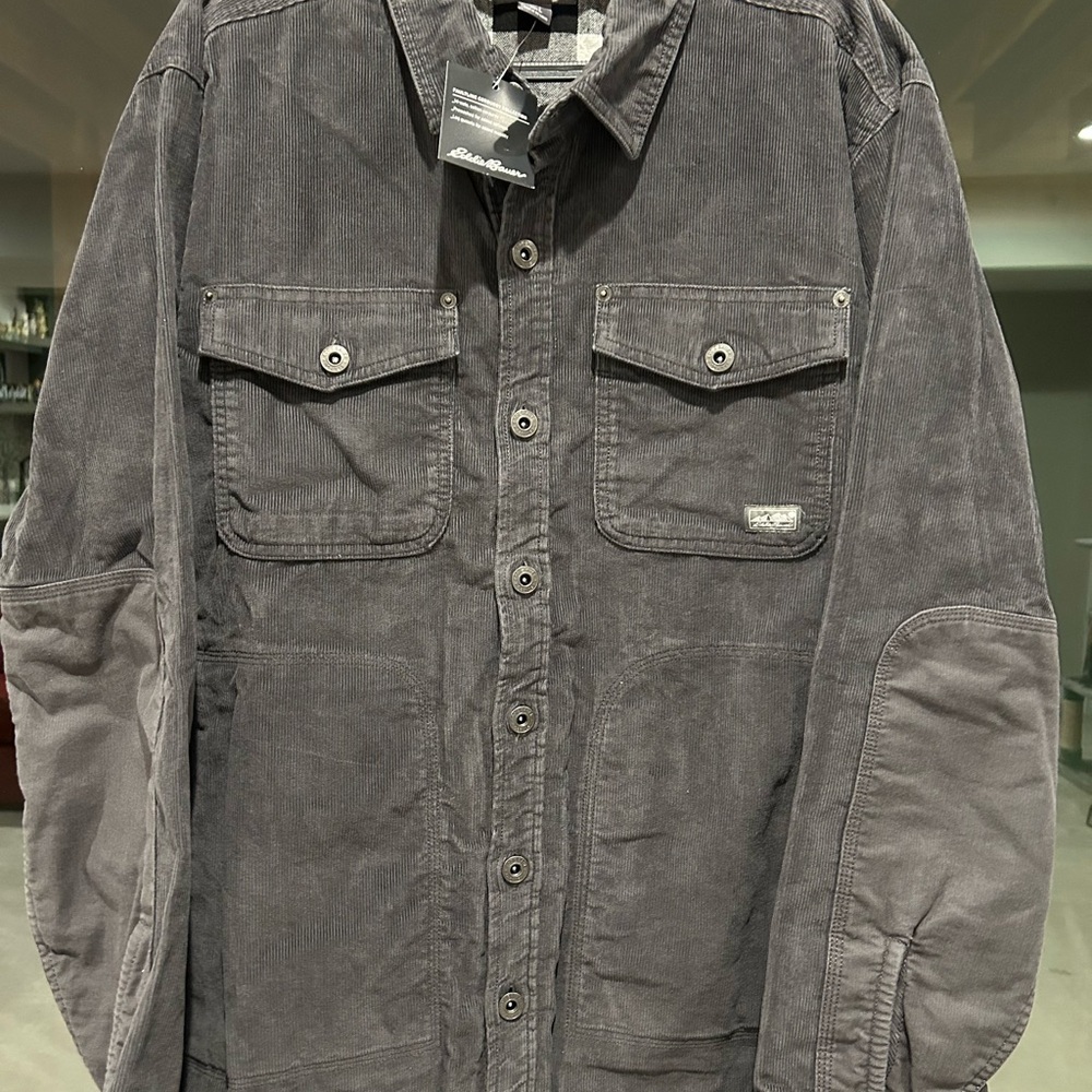 Eddie Bauer Men's Faultline Corduroy Shirt Jacket